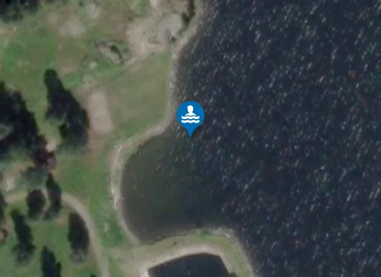 Satellite image of Bjørnstadvika Badeplass