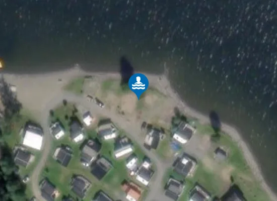 Satellite image of Flutua Badeplass