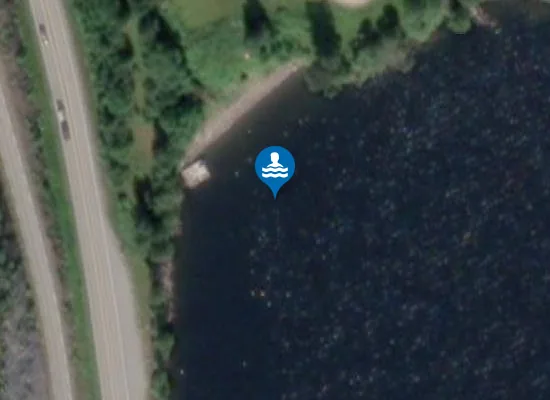 Satellite image of Kremmerodden Badeplass