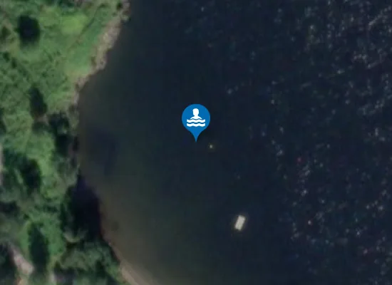 Satellite image of Kremmerodden Badeplass