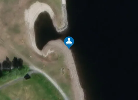 Satellite image of Fredvika Badeplass