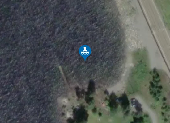 Satellite image of Narviktangen Badeplass