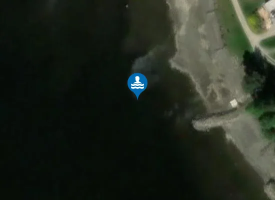 Satellite image of Pellervikstranda Badeplass