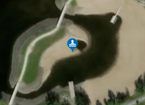 Satellite image of Bystranda Badeplass