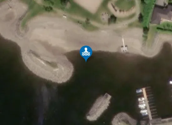 Satellite image of Jessnesstranda Badeplass