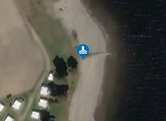 Satellite image of Strandheim Badeplass