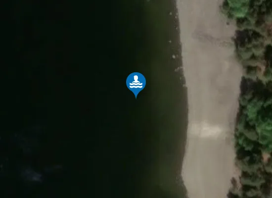Satellite image of Skurven Badeplass