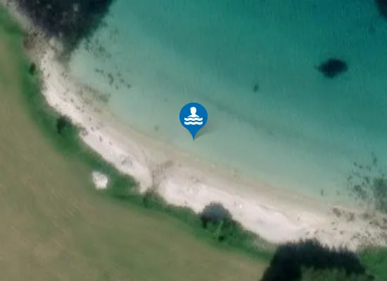 Satellite image of Kjerstadsanden