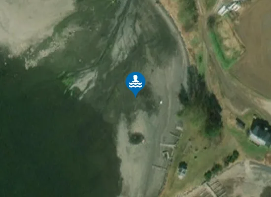 Satellite image of Ringstrand Badeplass