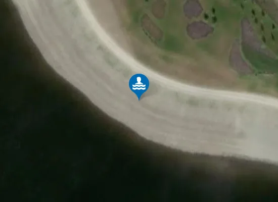 Satellite image of Verven Badeplass