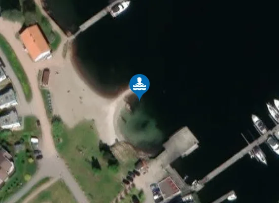 Satellite image of Sætre bystrand