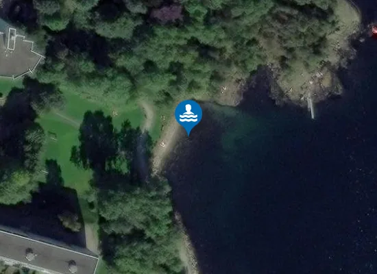 Satellite image of Rosenli-stranden