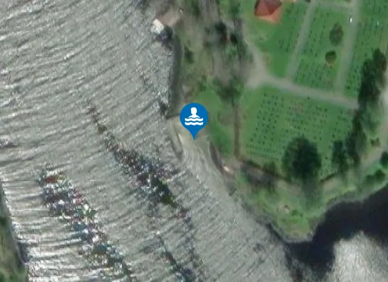 Satellite image of Neset badeplass