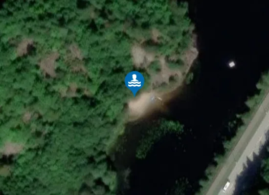 Satellite image of Farvannet badeplass