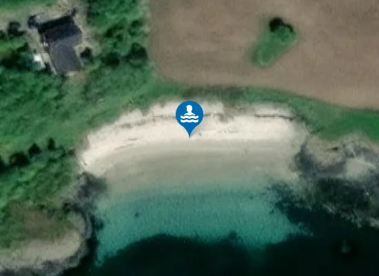 Satellite image of Korsvollstranda