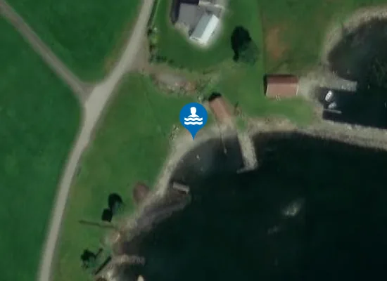 Satellite image of Gardsvågen badestrand