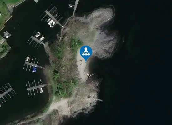 Satellite image of Pelvikodden Badeplass