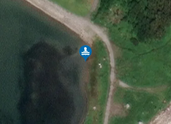 Satellite image of Sandnessjøen havsbad