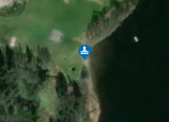 Satellite image of Hallerud bad