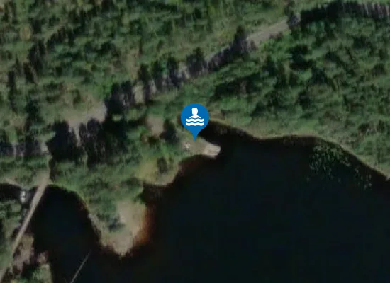Satellite image of Øksne