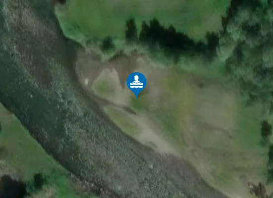 Satellite image of Laksøyra