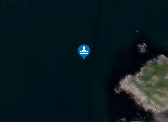 Satellite image of Husebysanden