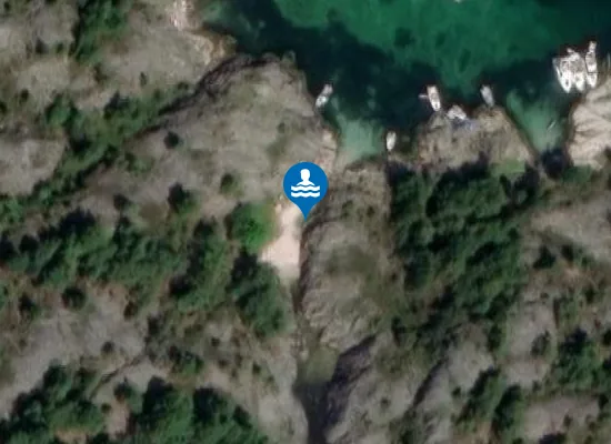 Satellite image of Kjæring-skallet