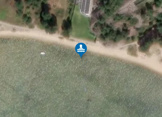 Satellite image of Åros stranda