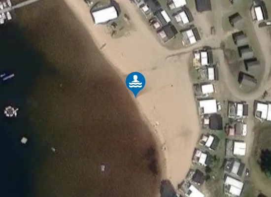 Satellite image of Kilen Feriesenter