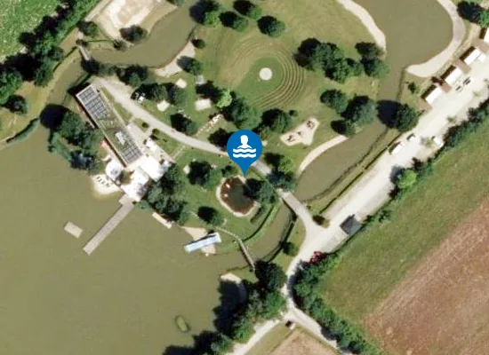 Satellite image of BADESEE GROßSTEINBACH