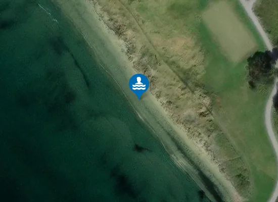 Satellite image of Vistestranden