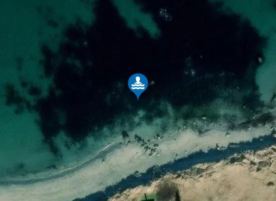 Satellite image of Rægestranden