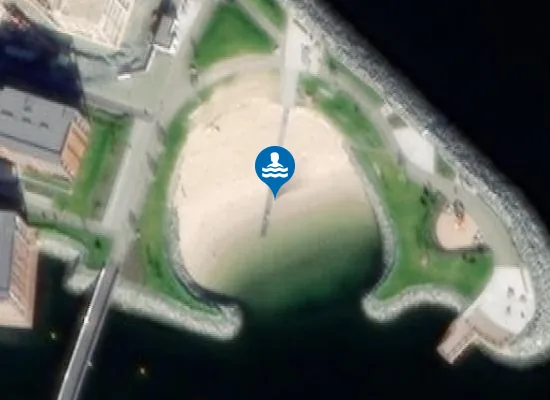 Satellite image of Grilstadstranda
