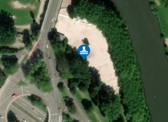 Satellite image of One Beach
