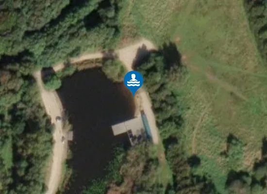 Satellite image of Skjern Å Bad