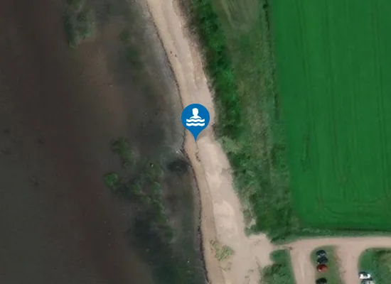 Satellite image of Hjerpsted Strand