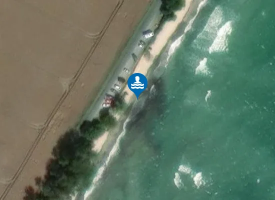 Satellite image of Rytsebæk Strand