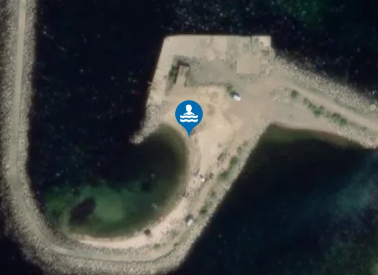 Satellite image of Vang Pier
