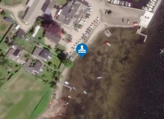 Satellite image of Gershøj Strand