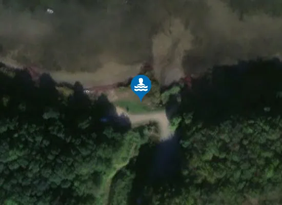 Satellite image of Hunseby Strand