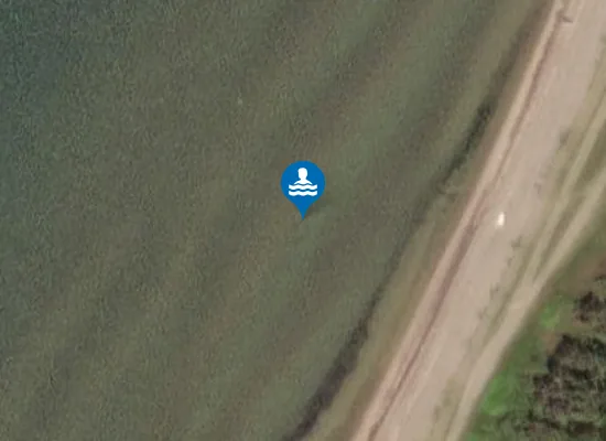 Satellite image of Vadum Strand