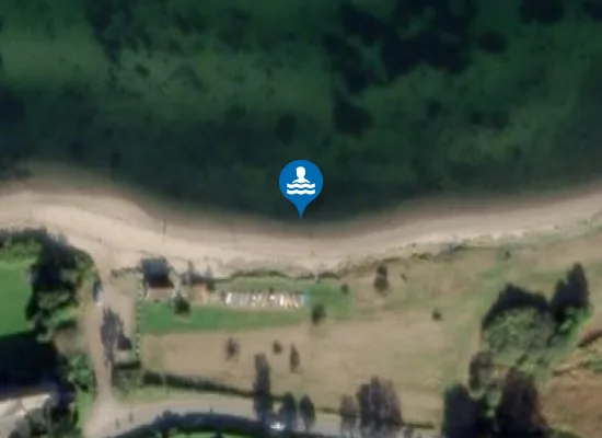 Satellite image of Flansbæk Strand