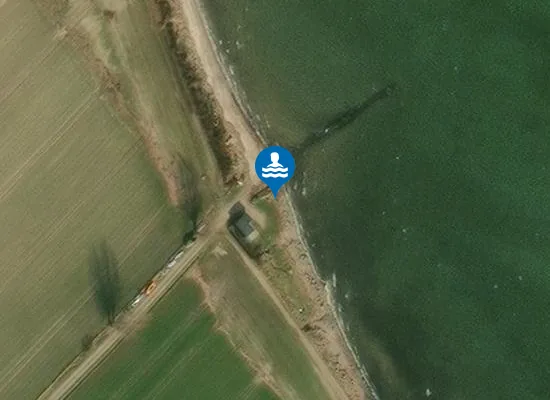 Satellite image of Nevre Strand