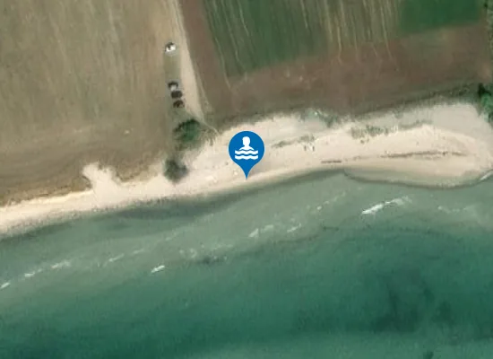 Satellite image of Vængesgård Strand