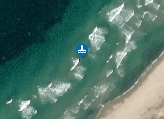 Satellite image of Stængehus Strand