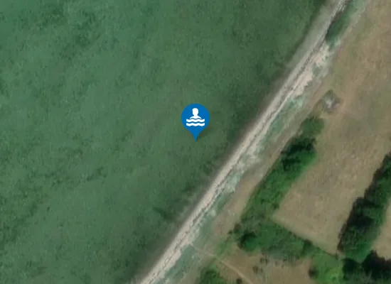 Satellite image of Kisserup Strand