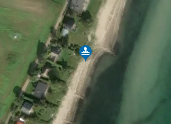 Satellite image of Stengade Strand