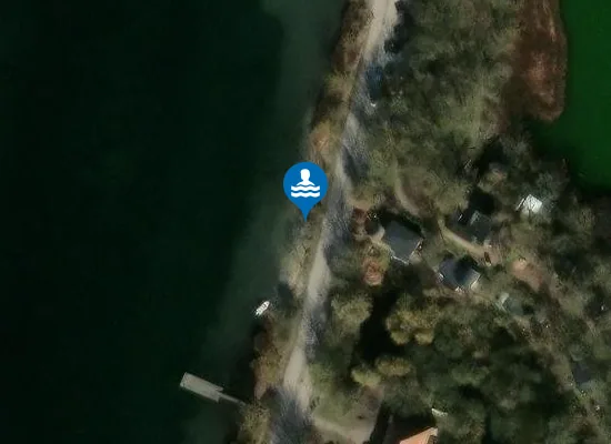 Satellite image of Christiania Beach
