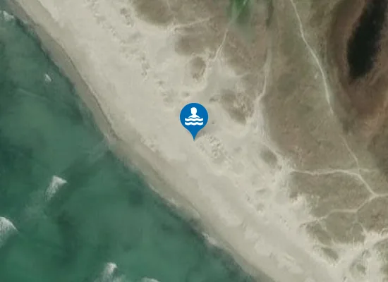 Satellite image of Gåsehage Strand