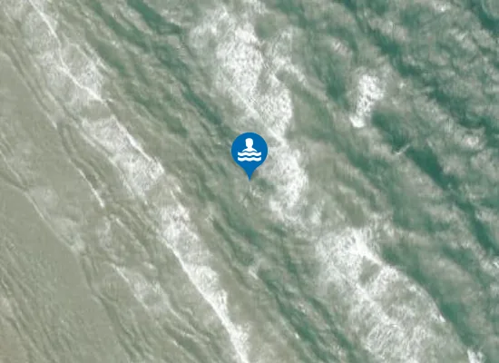 Satellite image of Bratten Strand